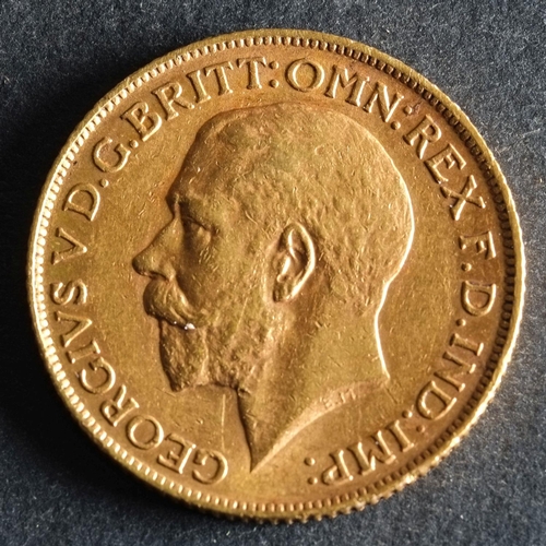 2437 - A 1912 Georgian Gold Sovereign.