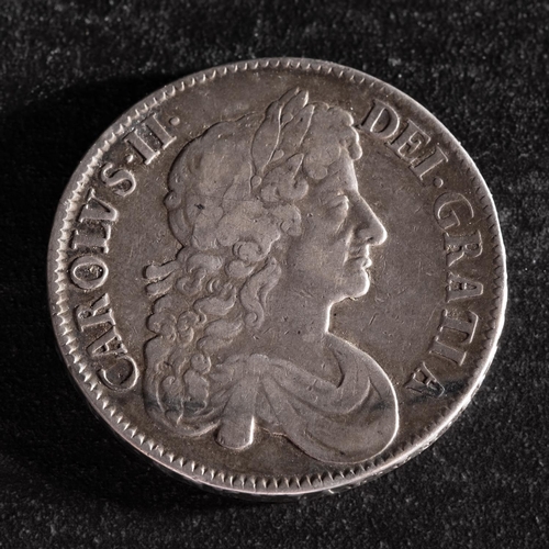 1 - A better grade Charles II octavo Crown, 1676.