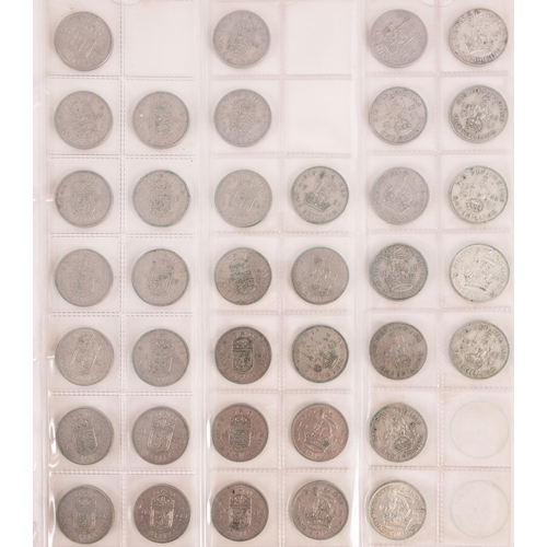 108 - Two albums containing mixed coins.