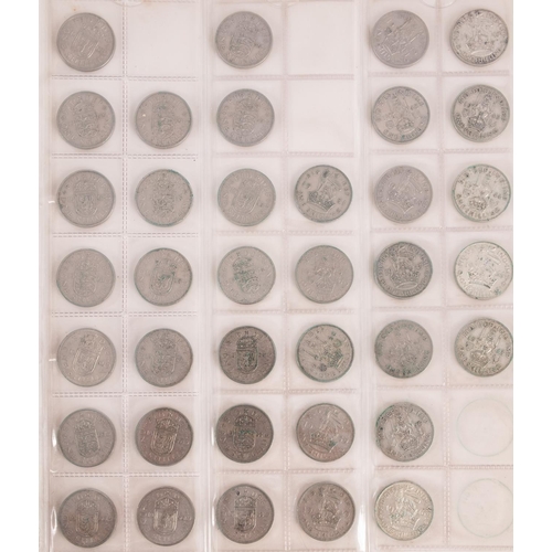 108 - Two albums containing mixed coins.