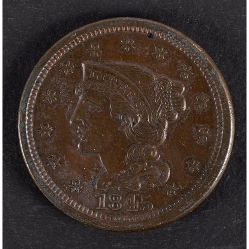 113 - A USA high grade cent, 1845.