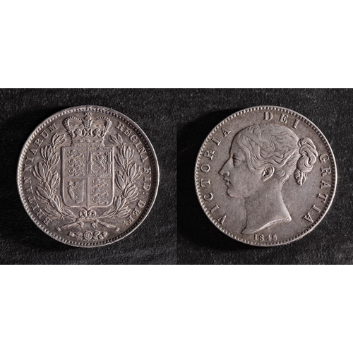 13 - A Higher Grade Crown (cinquefoil stops), 1845.