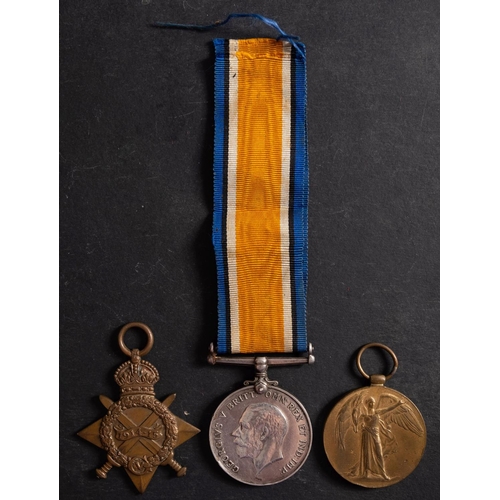 203 - A WWI trio to '9525 Spr J McMurtrie RE', 1914-15 Star, War Medal and Victory Medal.