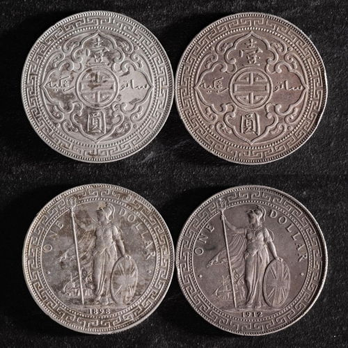 21 - British Trade Dollars, 1898 and 1912.