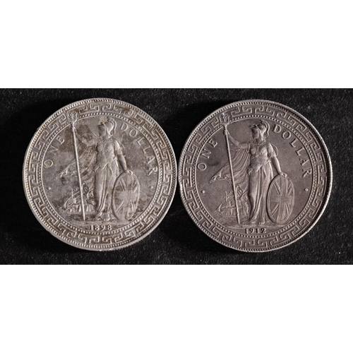 21 - British Trade Dollars, 1898 and 1912.