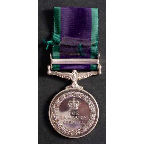 212 - An Elizabeth II General Service Medal with Borneo clasp to '23874220 Dvr W D Lewis RASC'