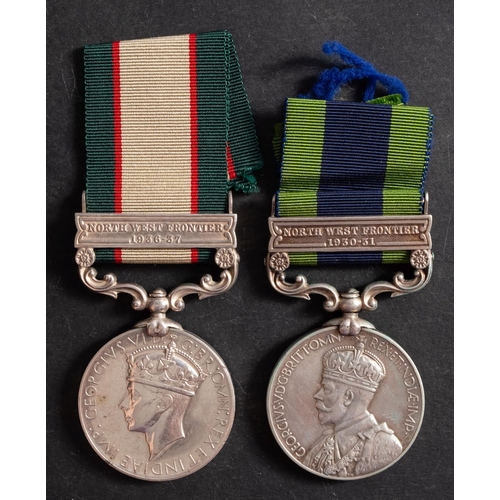 214 - A George V India General Service medal with Northwest Frontier 1930-31 clasp to '9739 Sep Jogindar S... 