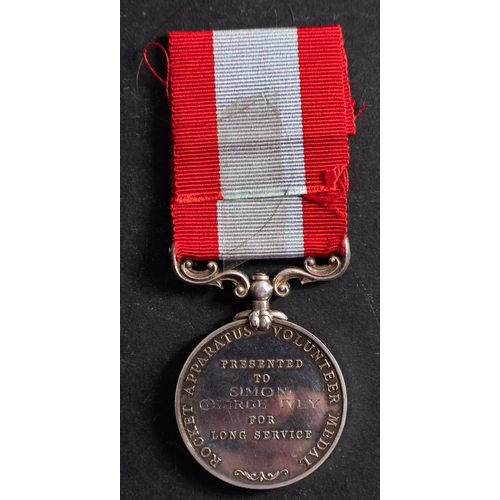 216 - A George VI HM Coastguard Rocket Apparatus LSGC Medal to 'Simon George Ivey'.