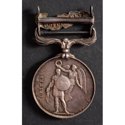 230 - A Crimea Medal 1854 with Sebastopol clasp, unnamed