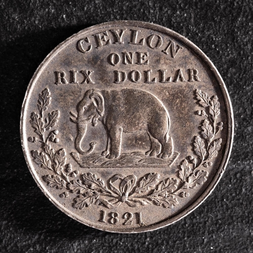 24 - A higher grade Ceylon One Rix Dollar, 1821.