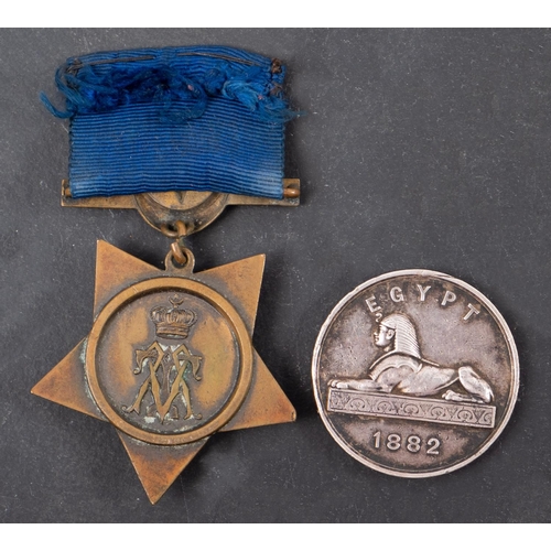 327 - An Egypt pair to '17070 Sapr G  H Bray A T RE', Egypt Medal (suspension missing) and Khedive's Star.