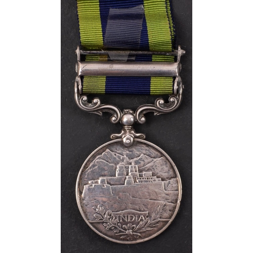 359 - A George V India General Service Medal with Waziristan 1921-24 clasp to '4962165 Pte A E Housley For... 