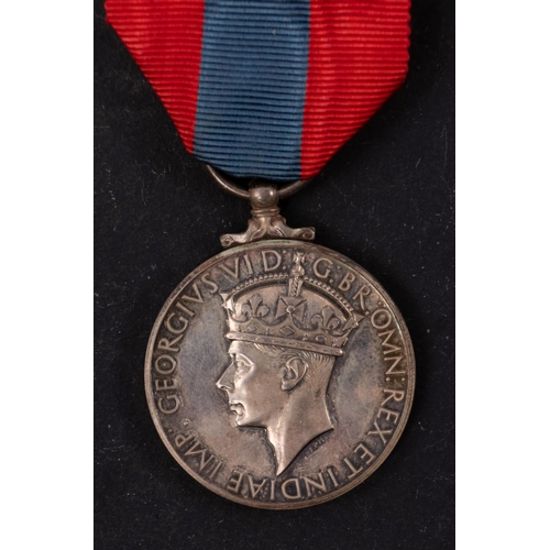 360 - A George VI Imperial Service Medal in case of issue to Gertrude  Carlotta Cooper, together with  cor... 