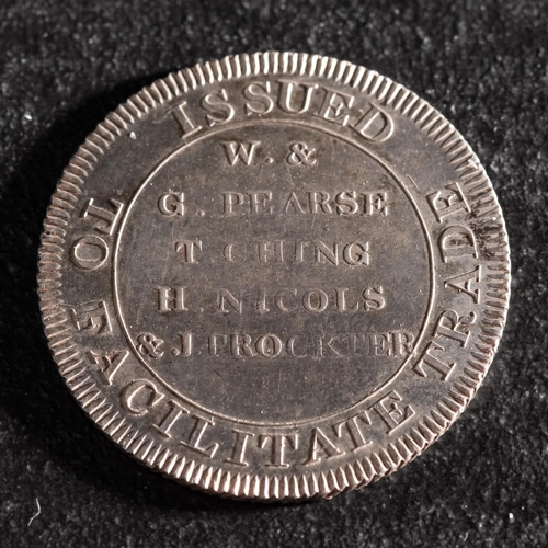 37 - A Launceston silver shilling token, 1811.