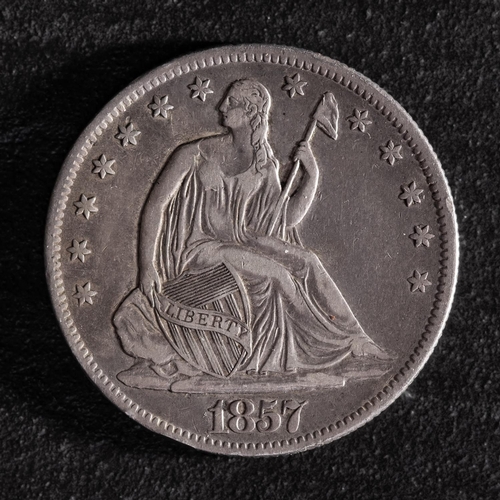 76 - A USA half Dollar, 1857 (o).