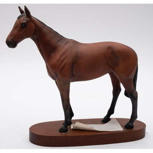 515 - Beswick Horses; Mill Reef Model 2422; together with Nijinski Model 2345, and one other.