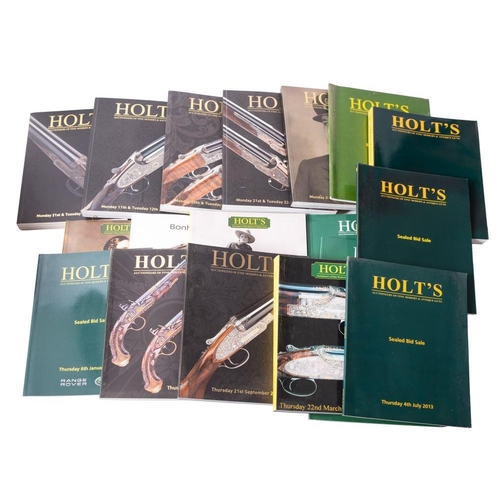 574 - A collection of Holts Auction Catalogues in two boxes.