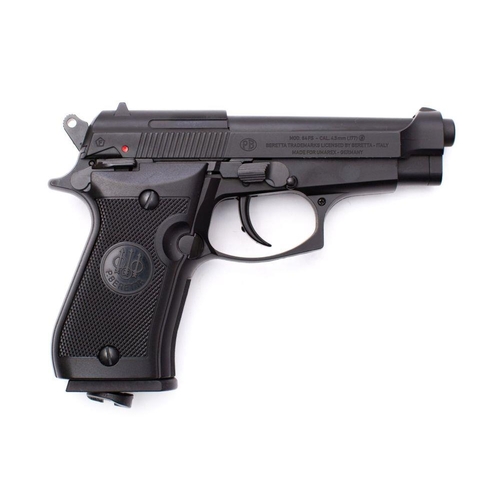 580 - A Beretta M84 FS .177 calibre BB CO2 pistol serial number '15H44857',  stamped as per title, black p... 