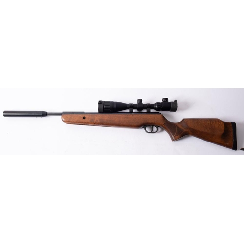 597 - A Cometa Fenix Mod 400s .22 calibre air rifle, fitted with a 3.9x40 telescopic sight and sound moder... 