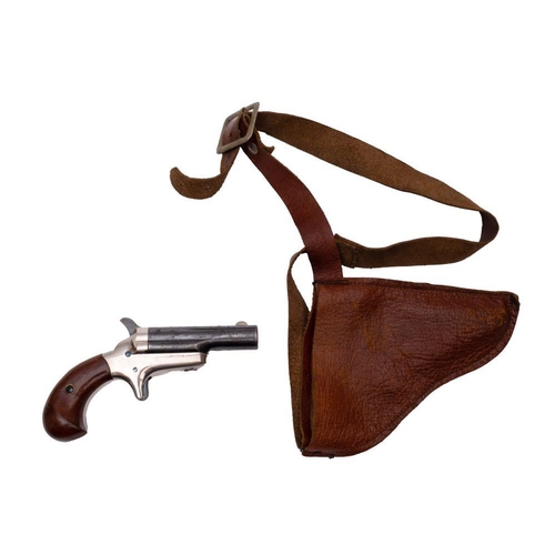 639 - A Colt  Derringer.41 calibre rimfire pistol, the 2 1/12 inch blued swing out barrel signed 'Colt' to... 