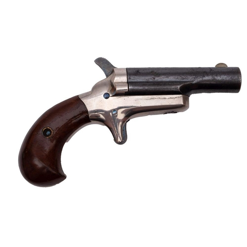 639 - A Colt  Derringer.41 calibre rimfire pistol, the 2 1/12 inch blued swing out barrel signed 'Colt' to... 