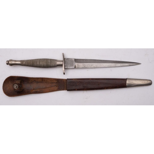 711 - A Fairbairn Sykes First Pattern Fighting Knife, maker Wilkinson Sword, London, the straight double e... 