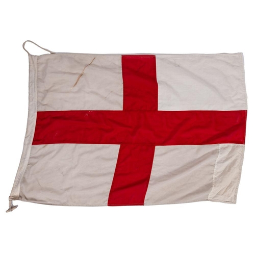 815 - A Flag of St. George, 85 x 127cm, together with two smaller Union Jack flags (3)