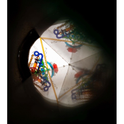 969 - A 19th century parlour kaleidoscope, maker C.G Bush & Co, London circa 1870, the 3 inch diameter pap... 