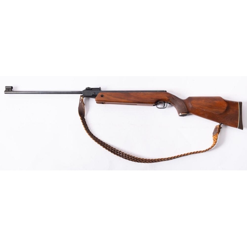 601 - A Feinwerkbau Sport 124 .177 calibre air rifle, serial number 15858, on a semi pistol stock with sli... 