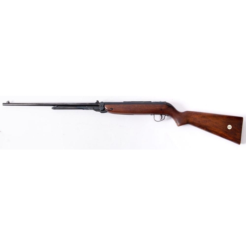 607 - A Webley and Scott Mk. III .22 calibre air rifle, on semi pistol stock.