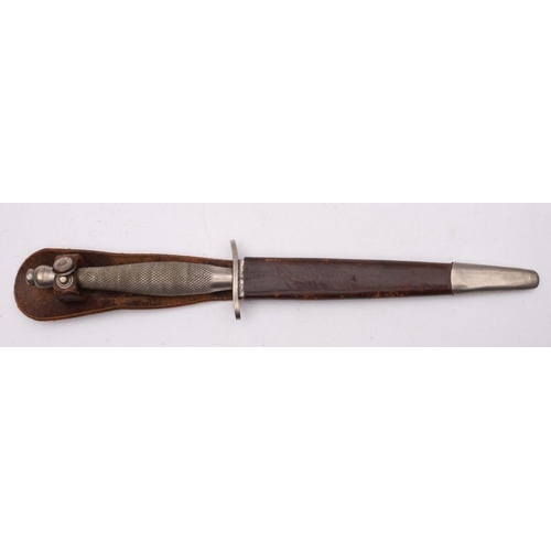 711 - A Fairbairn Sykes First Pattern Fighting Knife, maker Wilkinson Sword, London, the straight double e... 