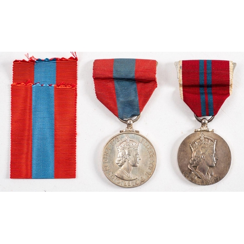 743 - An Elizabeth II Imperial Service Medal to Henry Albert Lombard, together with an Elizabeth II Corona... 