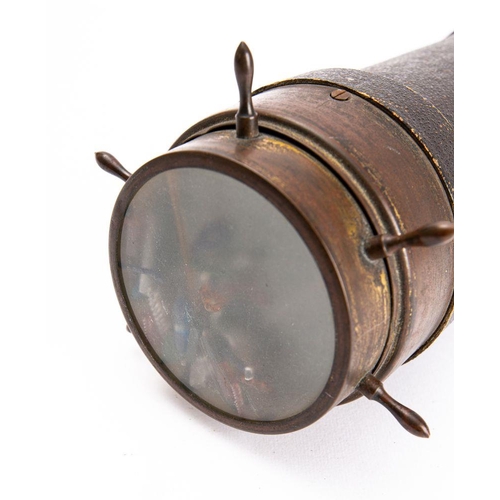 969 - A 19th century parlour kaleidoscope, maker C.G Bush & Co, London circa 1870, the 3 inch diameter pap... 