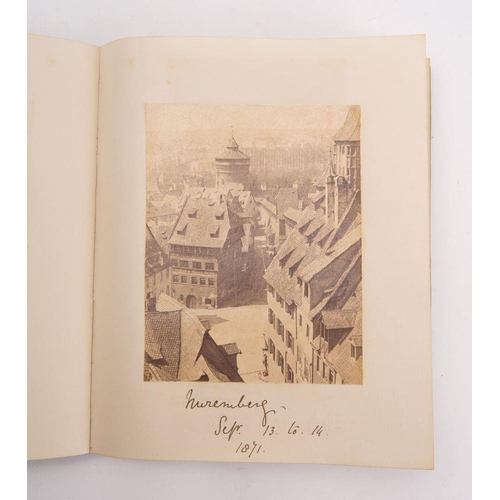 972 - A small holiday/touring album of  photographs of Germany and Austria, dated 1871-73, containing over... 