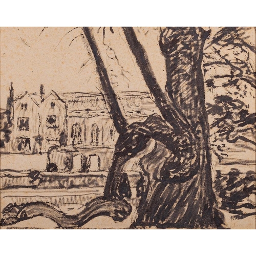 157 - Guillermo Bestard I Canaves (Spanish, 1881-1969) A village street; a coastal landscape each signed o... 