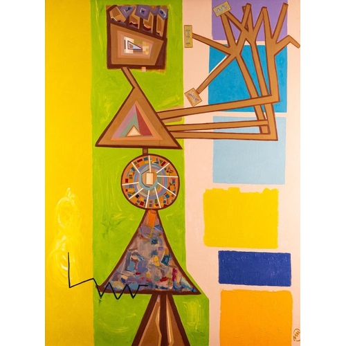 160 - Marjana Wjasnova (Contemporary School) Empowerment monogrammed lower right and bearing further writt... 