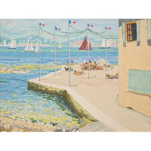 176 - Richard James Gerry [British, contemporary school] St Tropez, 2006 initialled, titled and dated vers... 
