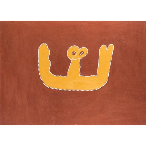 405 - Mabel Juli (Australian, b. 1932) Painting for Warmun Art Centre Acrylic on canvas 140 x 100 cm Unsig... 