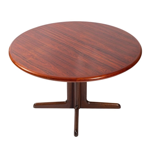 441 - WITHDRAWN LOT   A Danish rosewood extending dining table, by Gudme Mobilfabrik, circa 1970s; with ci... 
