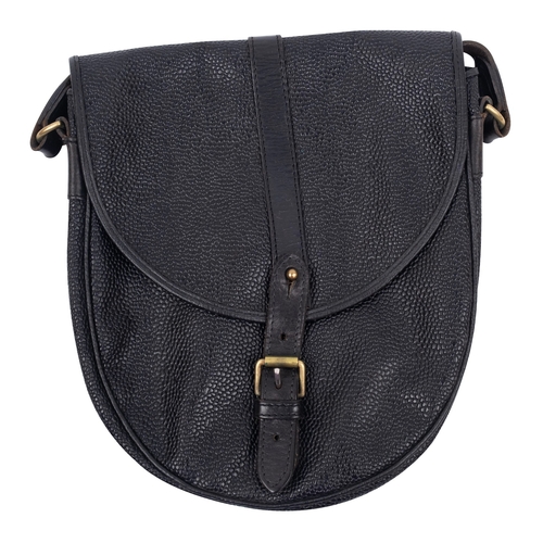 759 - Mulberry, A black leather Dispatch bag.