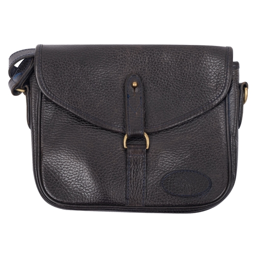 762 - Mulberry, A black leather Cartridge bag .'533342'