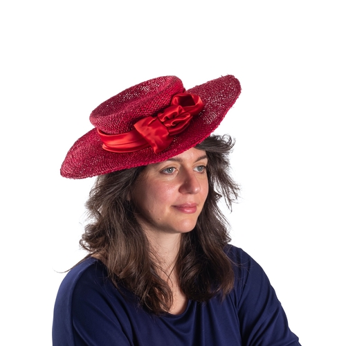 780 - Sandra Phillipps and others. A collection of hats in three boxes, comprising a Seeberger black straw... 