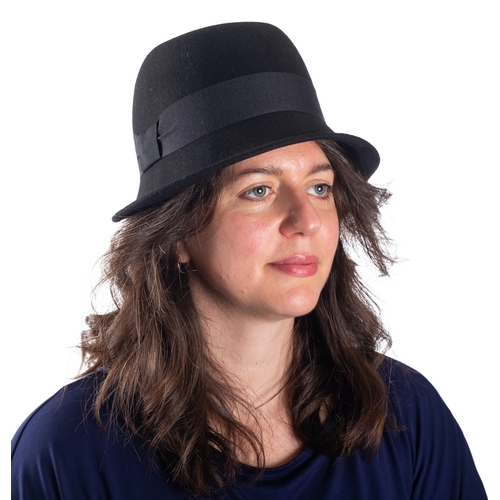 780 - Sandra Phillipps and others. A collection of hats in three boxes, comprising a Seeberger black straw... 