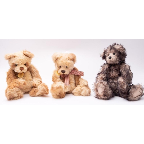 632 - A group of three Charlie Bears after designs by Isabelle Lee, 'Willis', ' Isabelle' and ' Paige' wit... 