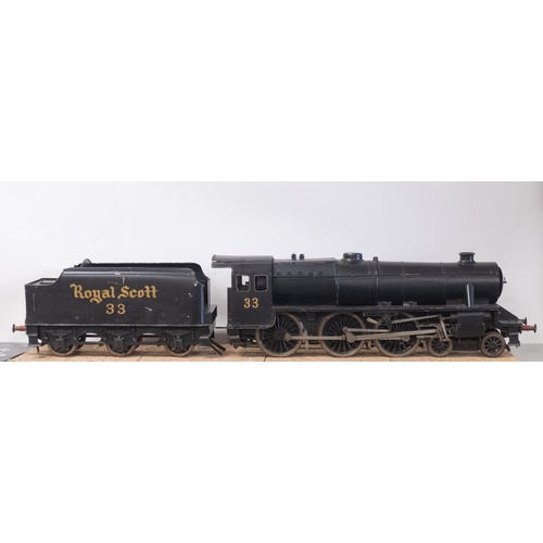 709 - A 3 1/2 inch gauge live steam model of the LMS Stanier 'Black' Class 4-6-0 locomotive and tender 'Ro... 