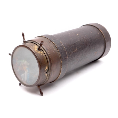 912 - A 19th century parlour kaleidoscope, maker C.G Bush & Co, London circa 1870, the 3 inch diameter pap... 