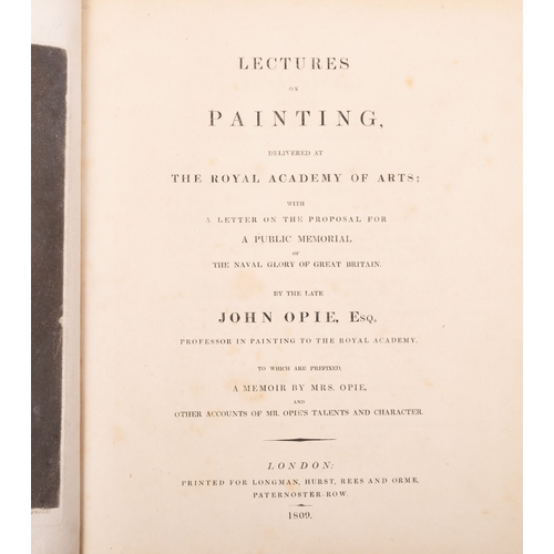 624 - OPIE, John - Lectures on Painting, Delivered at the Royal Academy of Arts ... to which are prefixed ... 