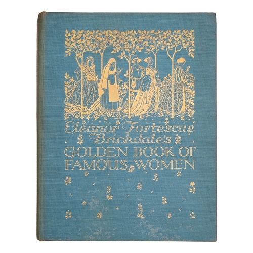 640 - BRICKDALE'S, Eleanor Fortescue - Golden Book of Famous Women : 16 tipped-in colour plates. Original ... 