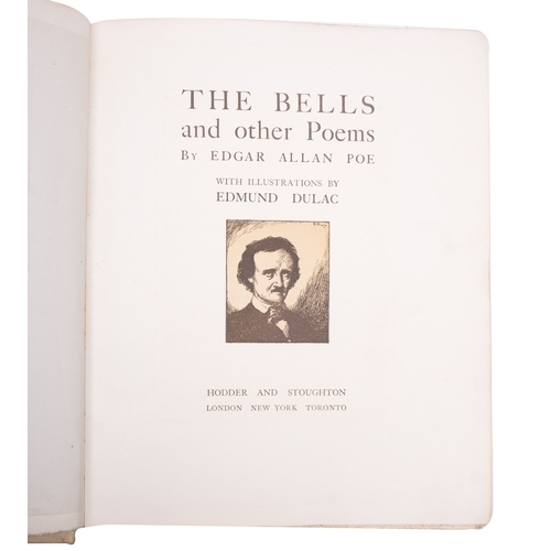 650 - DULAC, Edmund (illustrator), The Bells and Other Poems by Edgar Allan Poe: original full gilt decora... 