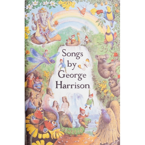 655 - HARRISON George, original single volume of songs by George Harrison, half black Morocco, (matching t... 